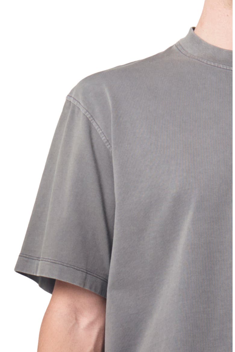Asha Oversize Mock Neck T-Shirt, Alternate, color, FLINT