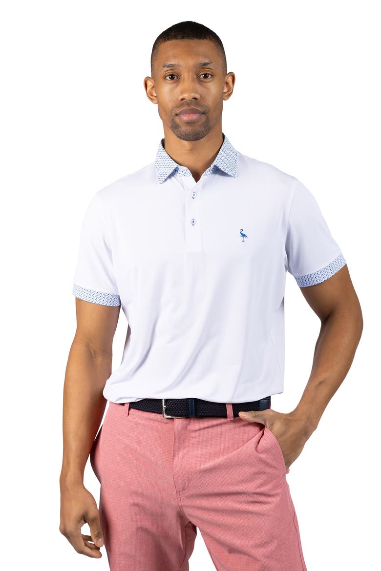 Micro Perforated Performance Polo, Alternate, color, WHITE