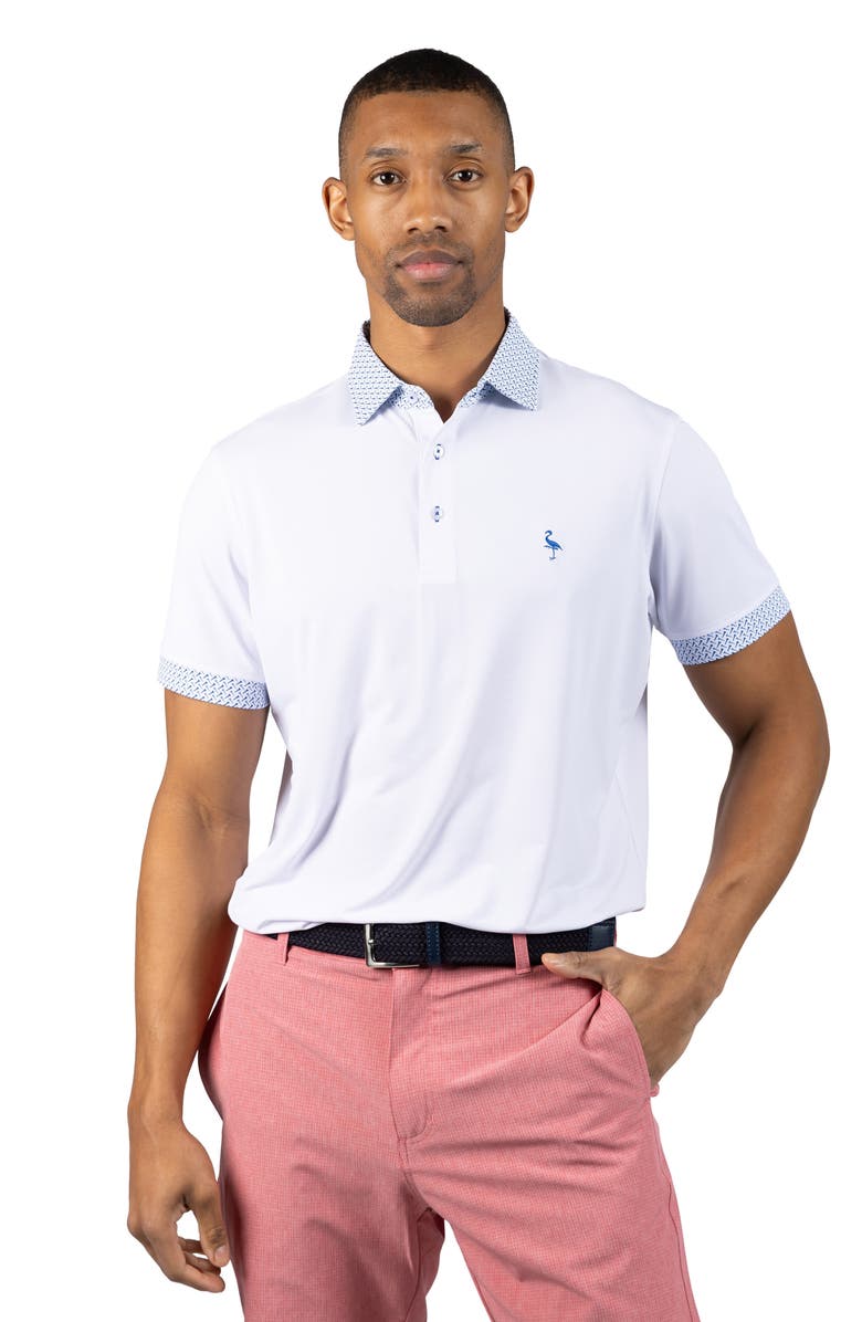 TailorByrd Micro Perforated Performance Polo, Alternate, color, White