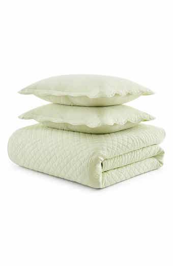 Vintage Scallop Cotton Percale Quilt