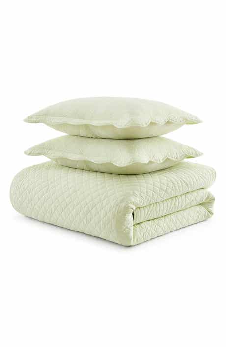 Vintage Scallop Cotton Percale Quilt