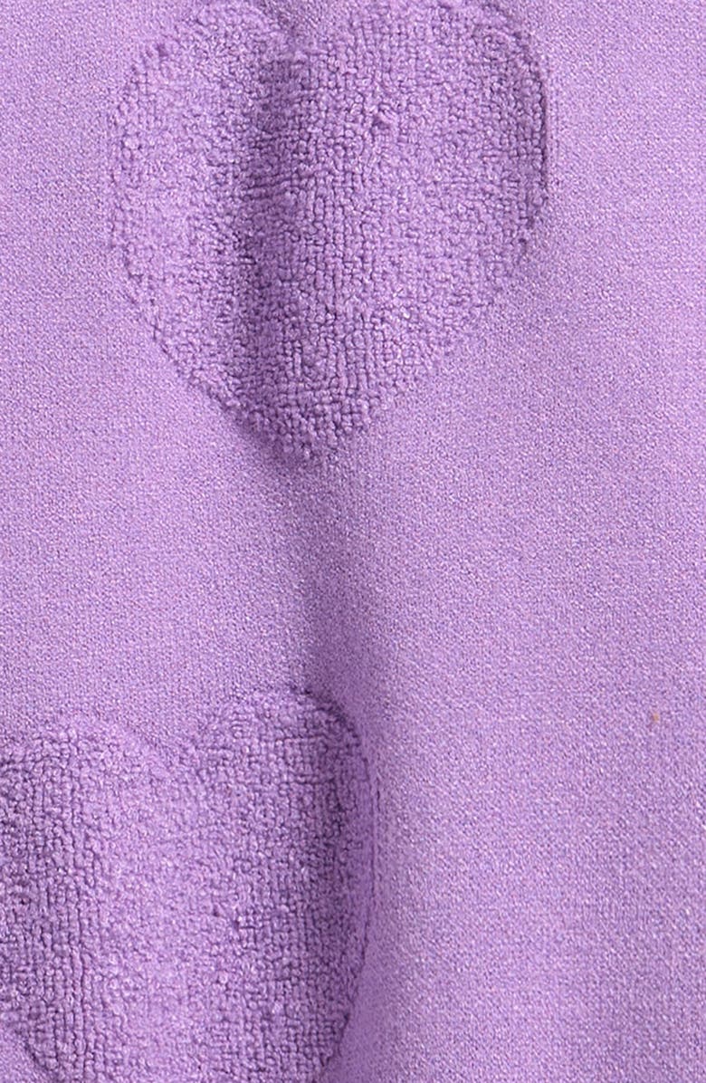 Ava & Yelly Big Heart Sweater, Alternate, color, Purple