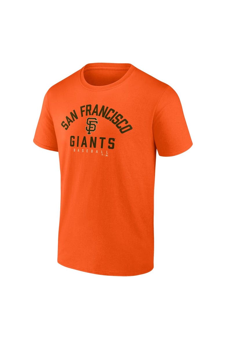 Men's Fanatics Branded Black/Orange San Francisco Giants Player Pack T-Shirt Combo Set, Alternate, color, Black