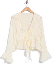 Avec Les Filles Ruffle Top