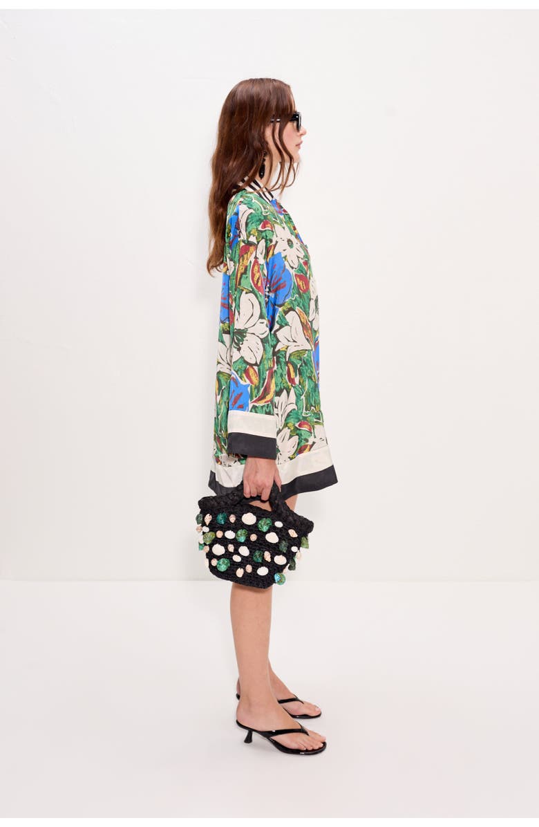 SIMONMILLER Diaz Mini Dress, Alternate, color, Tropical Floral Print Combo
