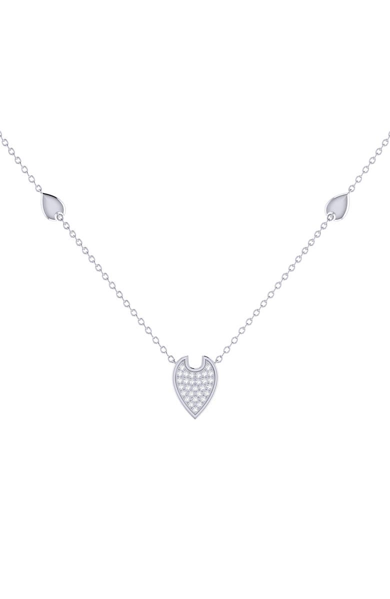 LuvMyJewelry Raindrop Diamond Pendant Necklace, Alternate, color,