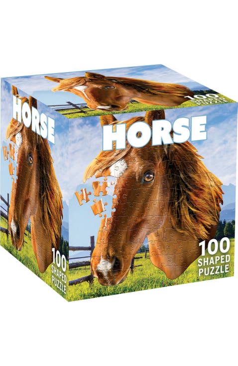 Horse 100 Piece Shaped Jigsaw Puzzle