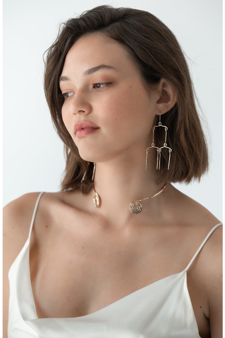 Nexus Earrings, Alternate, color, 14K Gold Filled