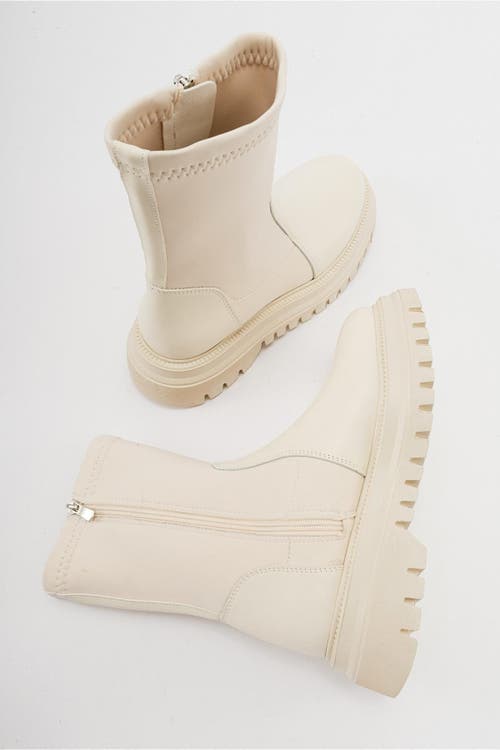Prologue Shoes Alias Zip Boot In Neutral
