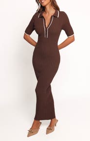 Petal & Pup Conner Short Sleeve Sweater Dress