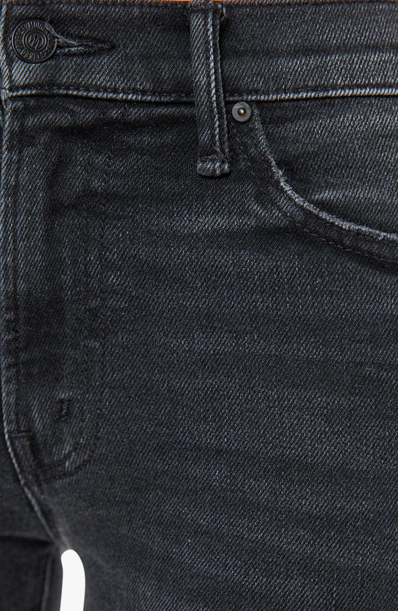 MOTHER The Outsider High Waist Ankle Bootcut Jeans, Alternate, color, Not Today Satan