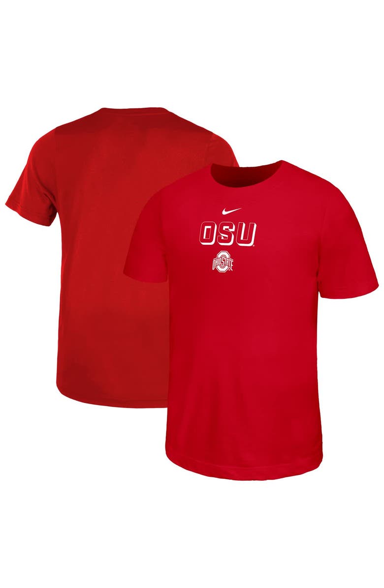 Nike Youth Nike Scarlet Ohio State Buckeyes Legend Performance T-Shirt, Main, color, Scarlet