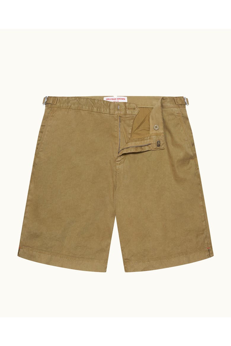 Dane Garment Dye Tailored-Fit Shorts, Alternate, color, AGAVE GREEN