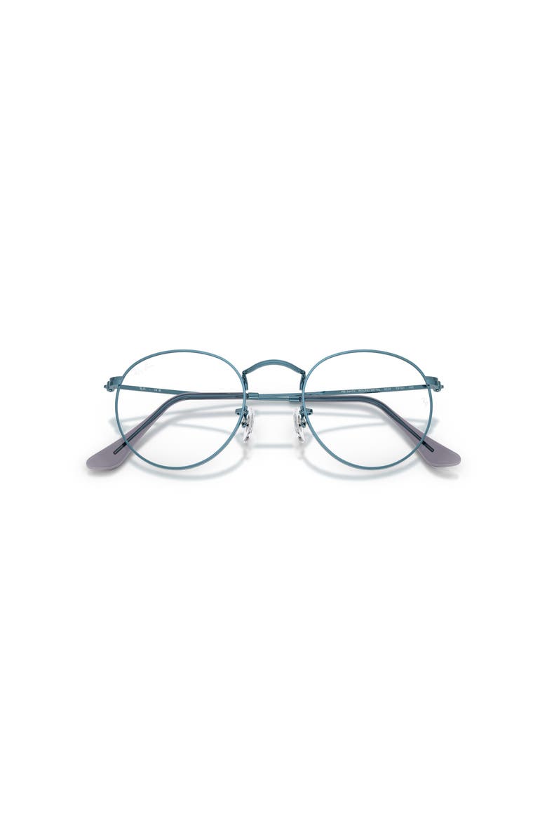 50mm Round optical glasses, Alternate, color, Blue