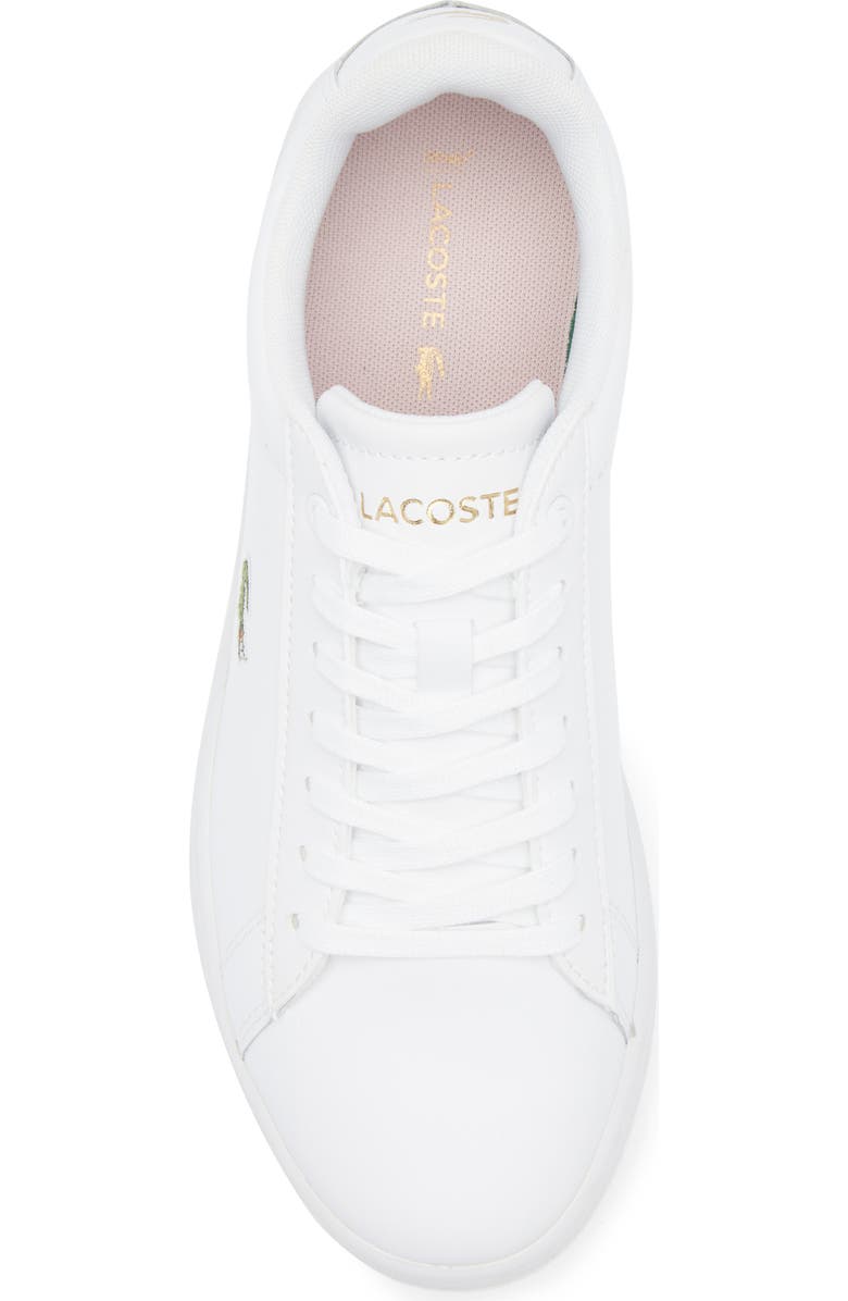 Lacoste Hydez Sneaker, Alternate, color, White/ Gold