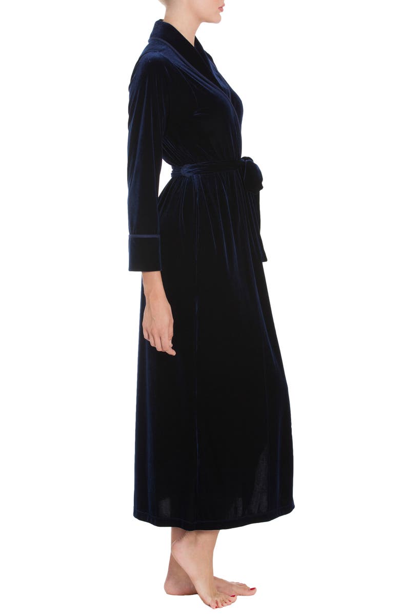 Jonquil Velvet Robe, Alternate, color, 