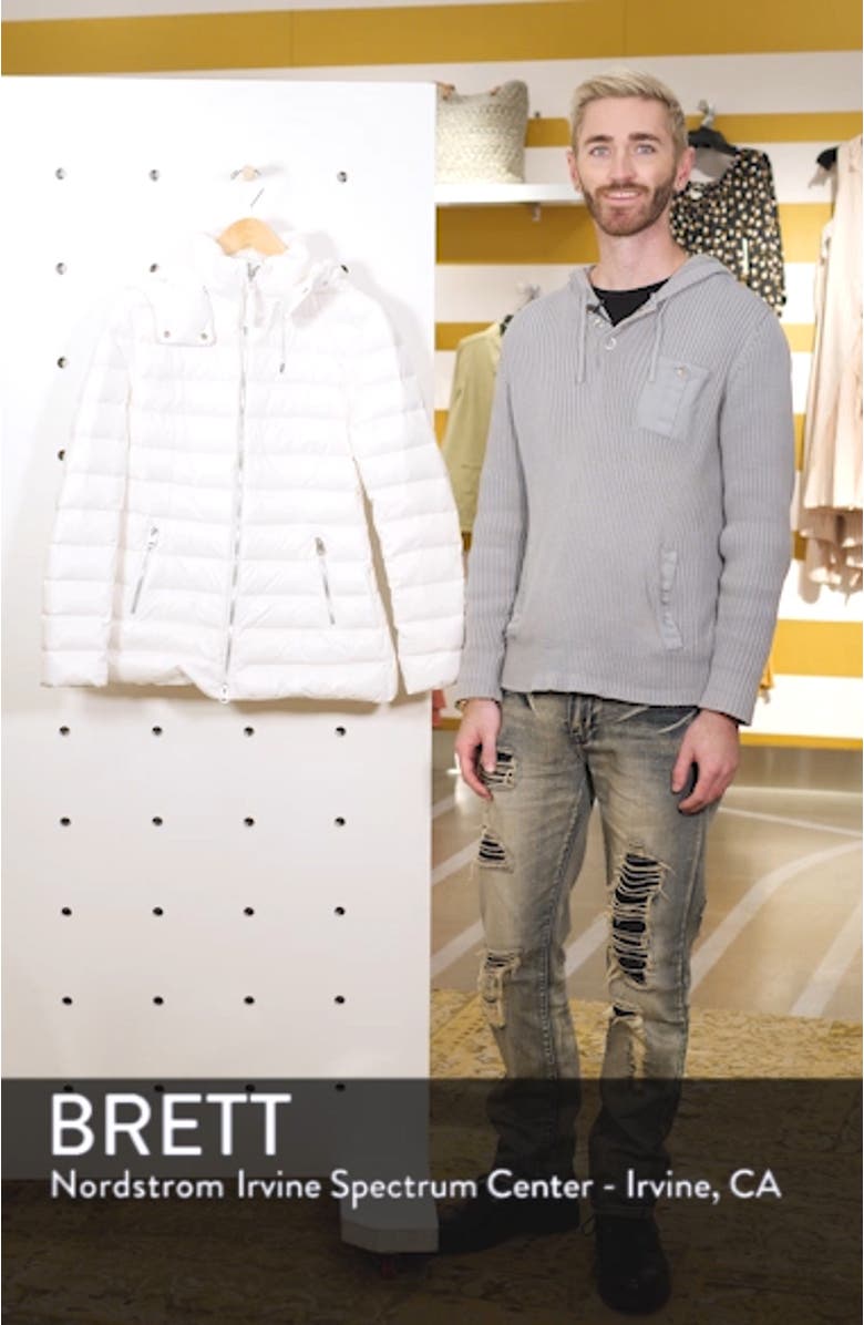 Lightweight Hooded Water Repellent 800 Plus Fill Power Down Jacket, sales video thumbnail