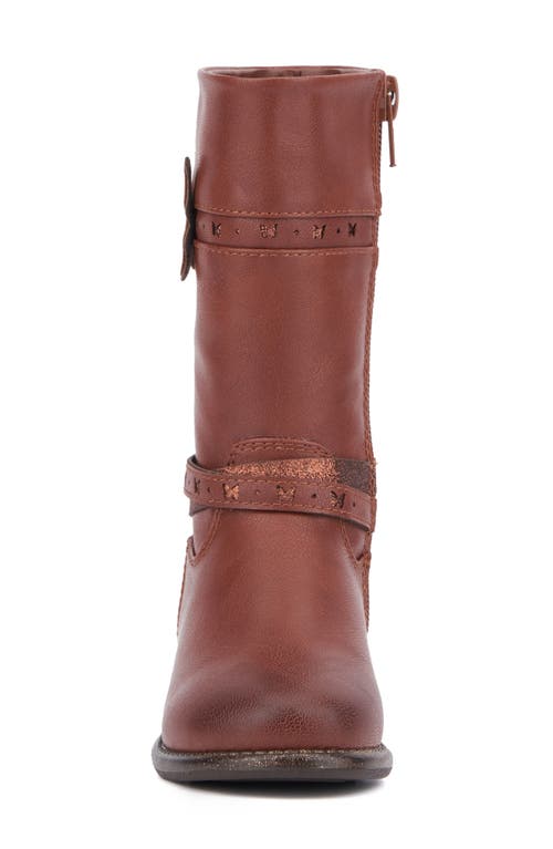 Olivia Miller Kids' Cloudz Mid Calf Boot In Brown