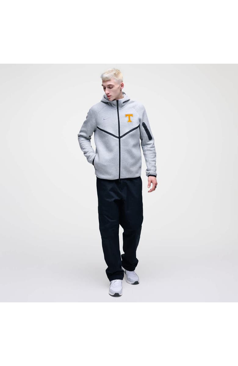 Nike Men's Nike Heather Gray Tennessee Volunteers Tech Fleece Full-Zip Windrunner Hoodie, Alternate, color, Heather Gray