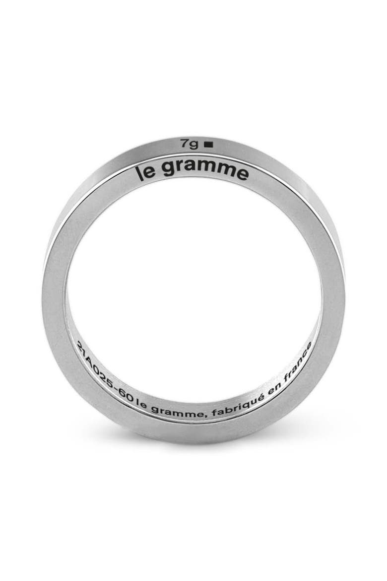 Men's 7G Sterling Silver Band Ring, Alternate, color, SILVER