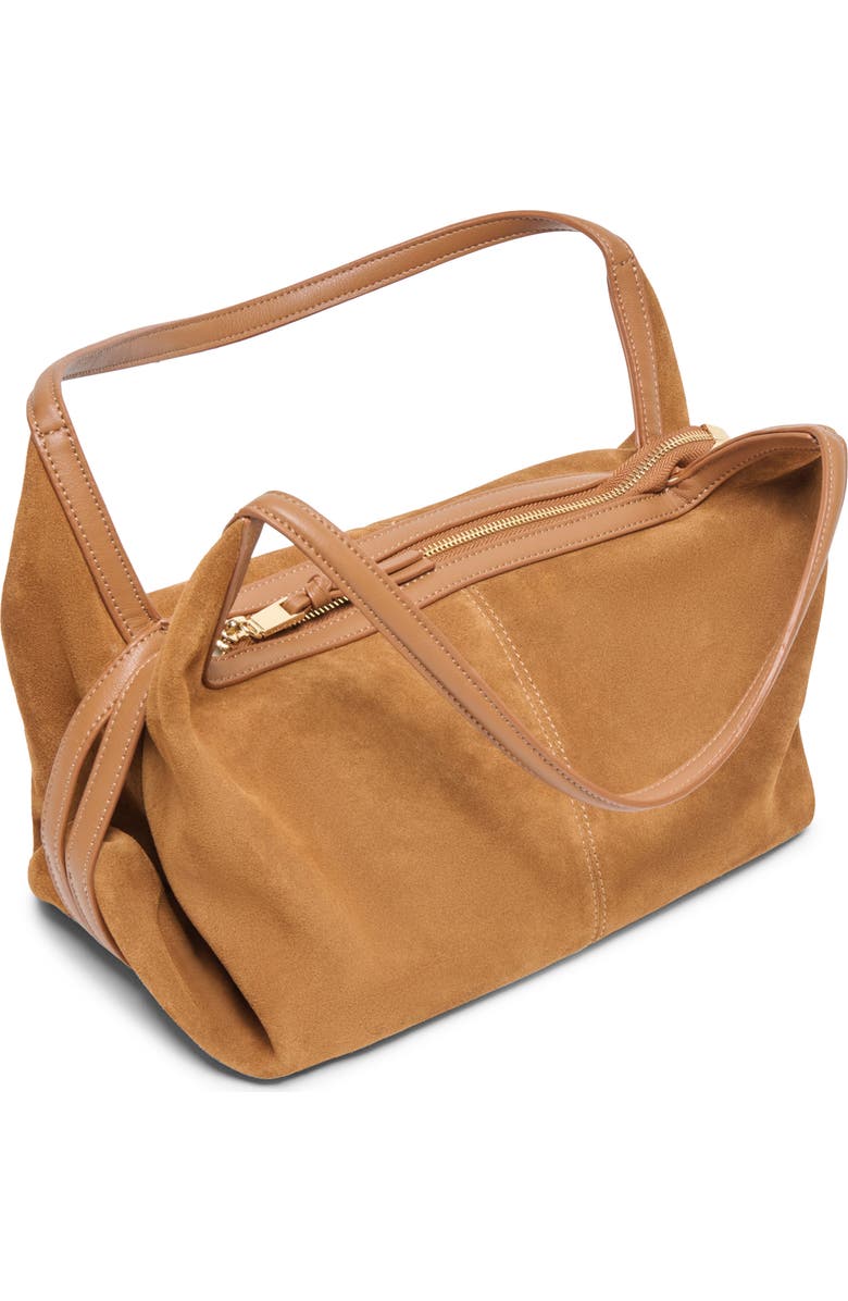 Dolce Vita Billy Leather Shoulder Bag, Alternate, color, Cognac