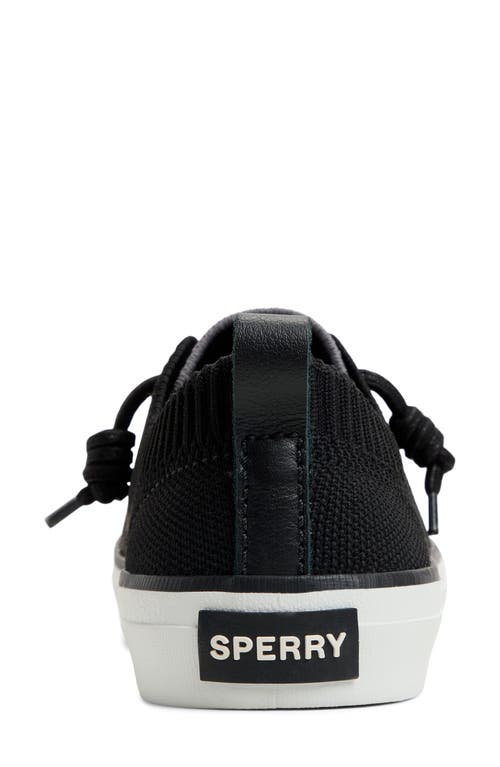 Sperry Top-sider® Sperry Crest Vibe Knit Sneaker In Black Textile Woven