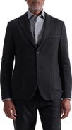 Bugatchi Wool Blend Laser Cut Blazer