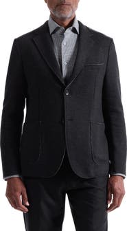 Bugatchi Wool Blend Laser Cut Blazer
