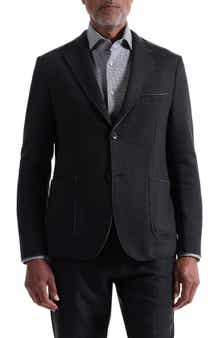 Bugatchi Wool Blend Laser Cut Blazer