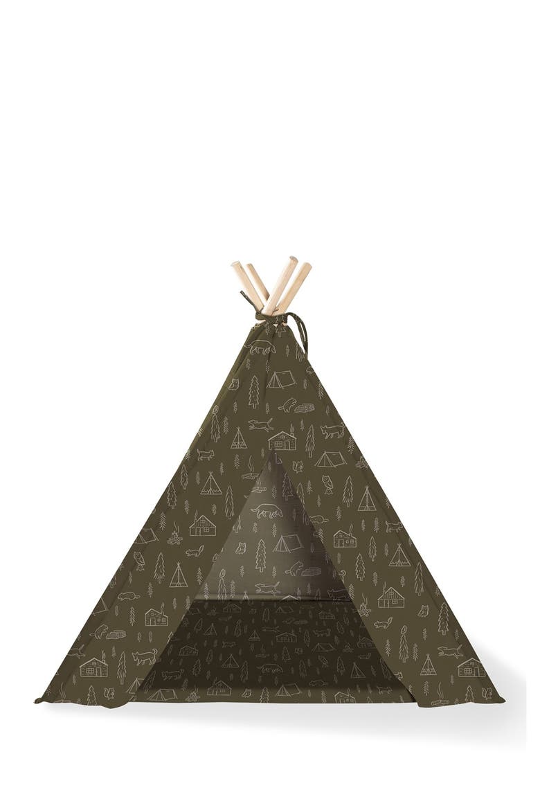 Pup Tent, Main, color, DARK GREEN