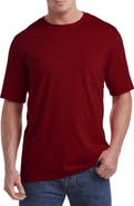 Harbor Bay by DXL Moisture-Wicking Pocket T-Shirt