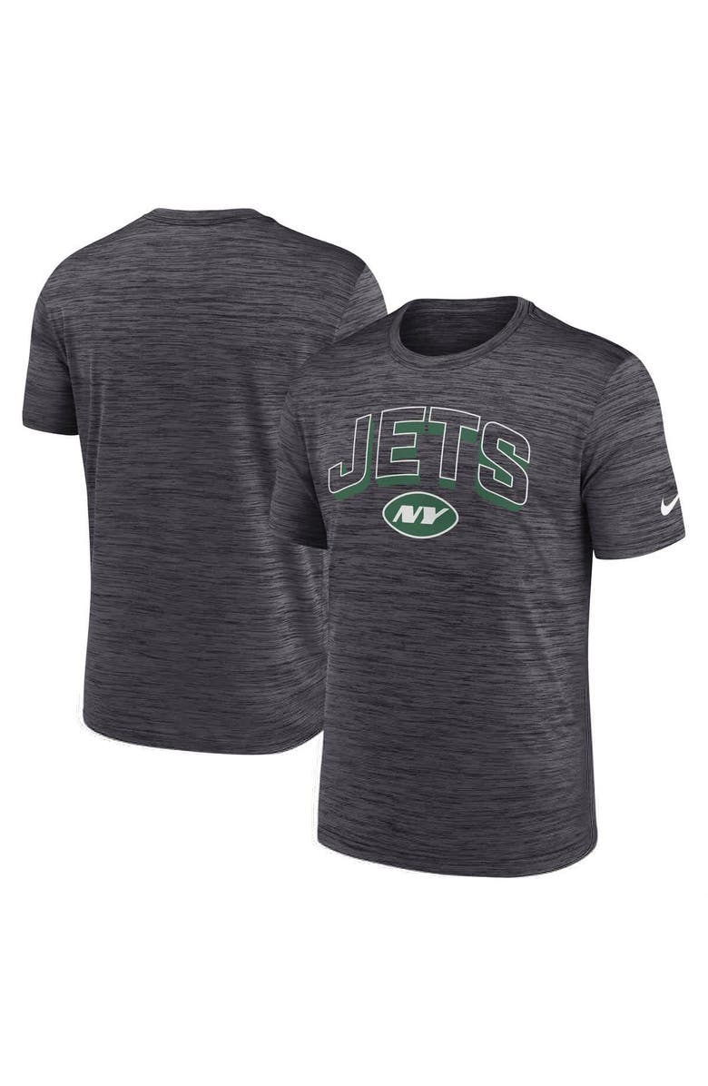 Nike Men's Nike Charcoal New York Jets Primetime Velocity Dri-FIT T-Shirt, Main, color, Charcoal