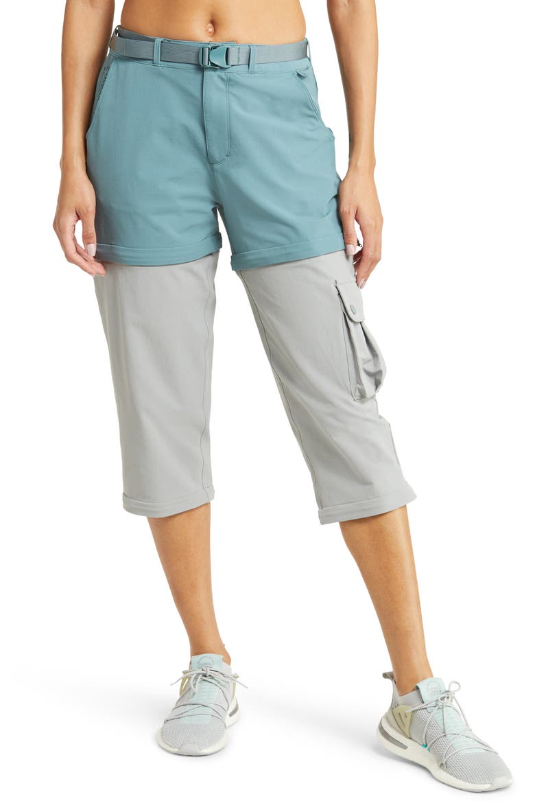 Rectrek Zip Off Water Resistant Hiking Pants, Alternate, color, LIZARD/ GRANITE/ OATMEAL
