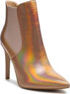 Rag & Co Molina Iridescent Pointed Toe Bootie