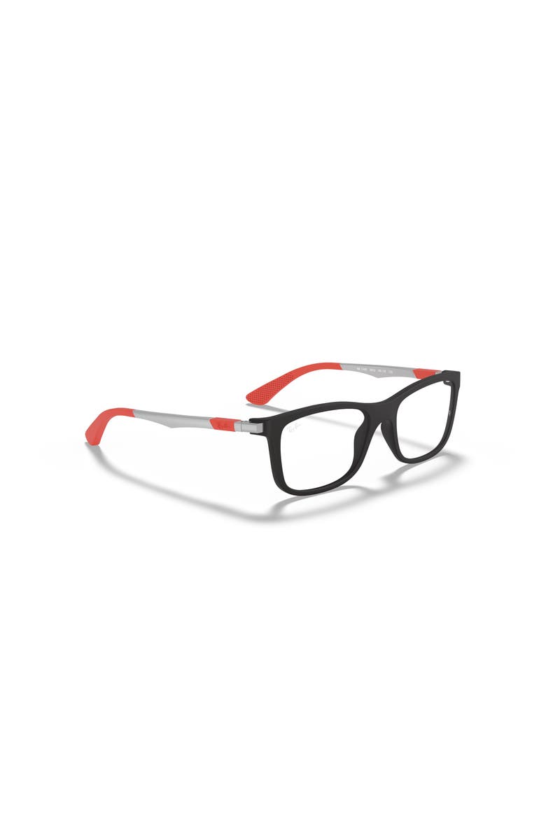 46mm Square optical glasses, Alternate, color, Black