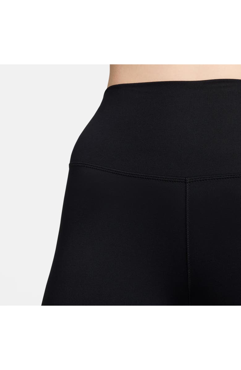 Nike Dri-FIT One High Waist Crop Leggings, Alternate, color, Black/ Black