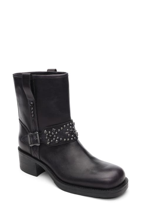 ミドルブーツ ASH Women Boots F24 MARLIN01 Black Amazon.com | Ash Women's Maddox Ankle Boot, Black, 10 | Boots