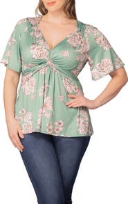 Kiyonna Abby Twist Front Top