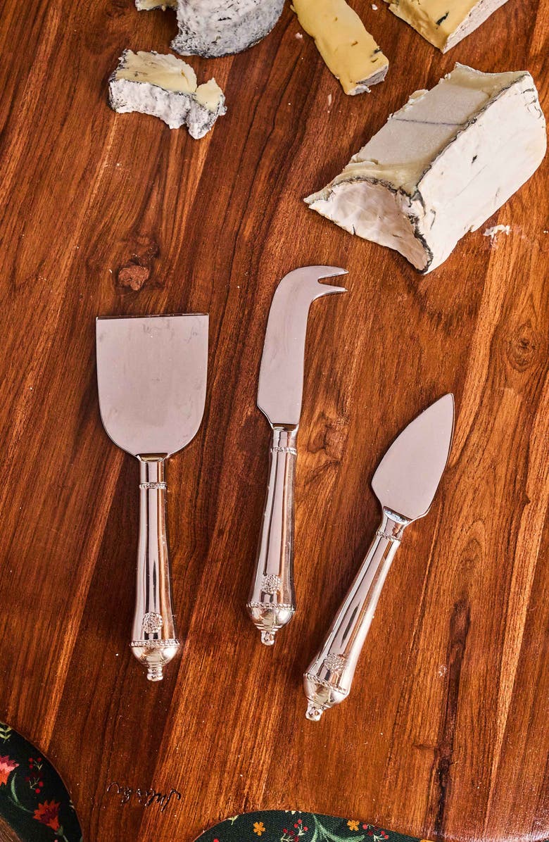Juliska Berry & Thread 3-Piece Cheese Knife Set, Alternate, color, Silver
