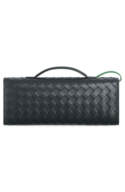 Bottega Veneta Long Andiamo Flower Leather East/west Clutch