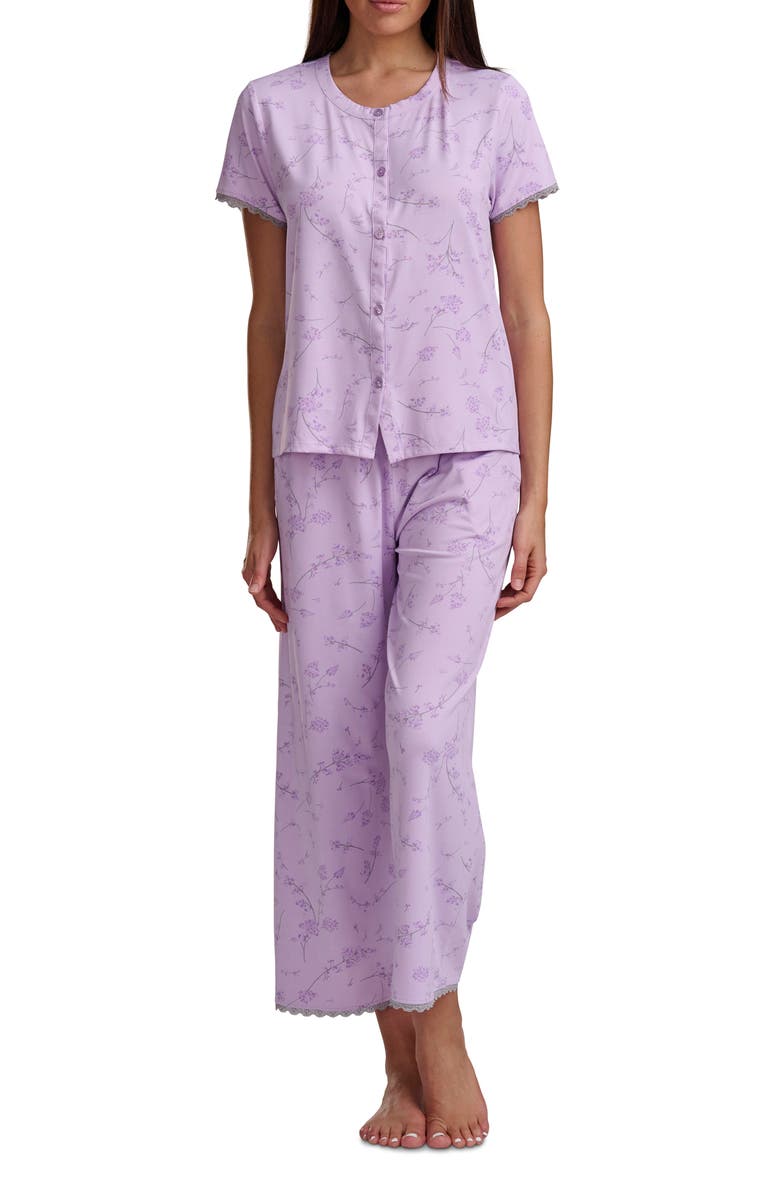 Splendid Print Crop Pajamas, Main, color,