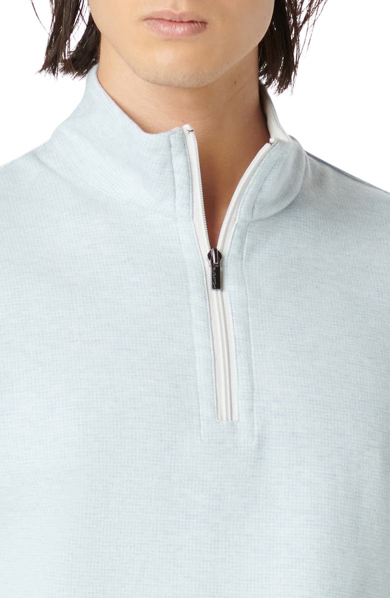 Bugatchi Quarter Zip Pullover, Alternate, color, 