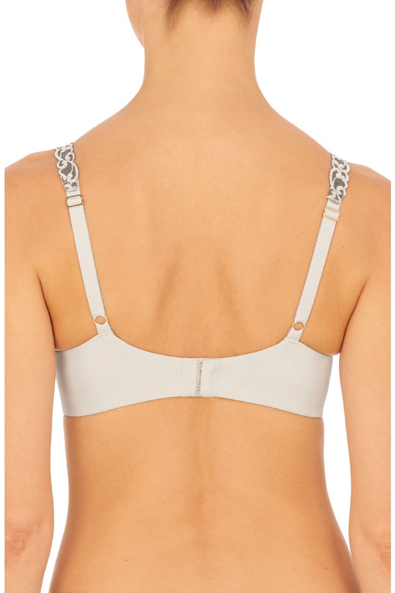 Pure Luxe Underwire T-Shirt Bra, Alternate, color, LINEN/ MINR
