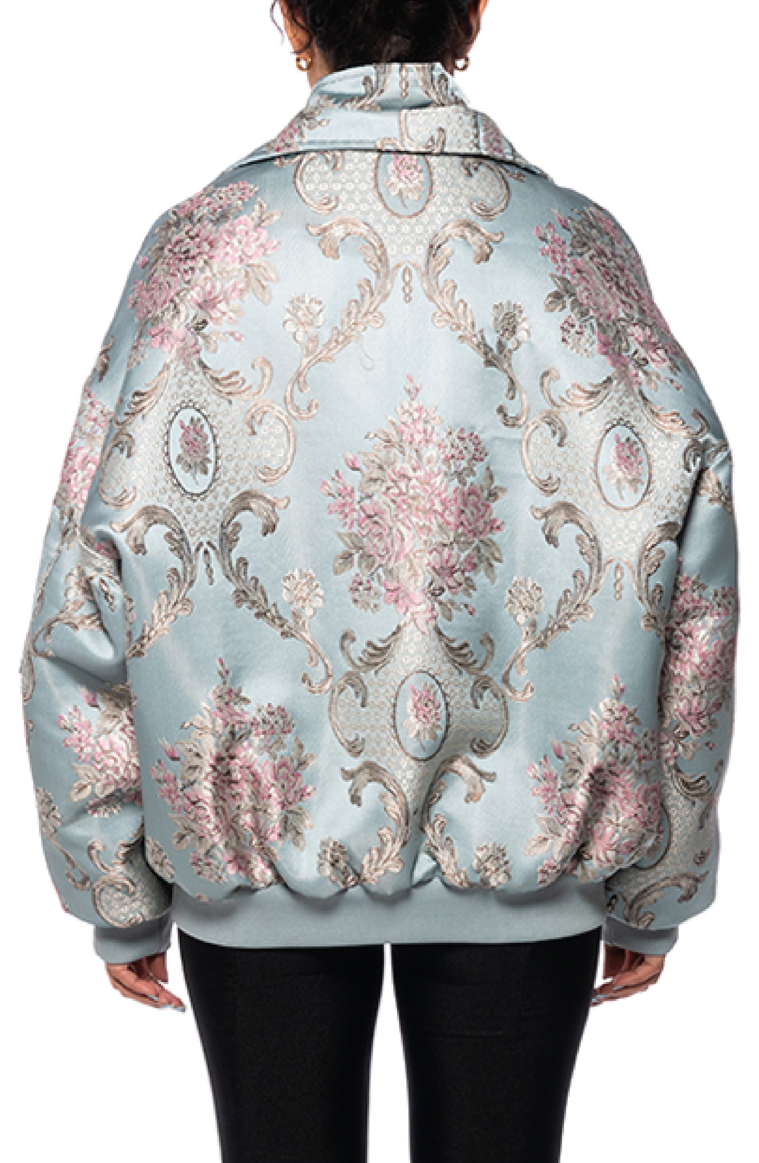Brocade Bomber Jacket - image 2