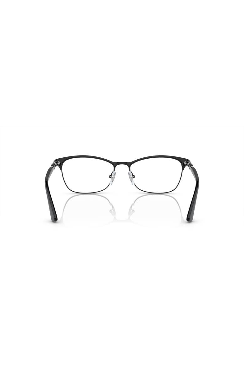 Vogue Eyewear 52mm Cat Eye optical glasses, Alternate, color, Black