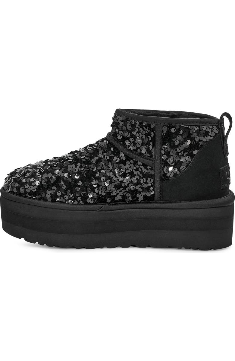 UGG<sup>®</sup> Ultra Mini Chunky Sequin Boot, Alternate, color,