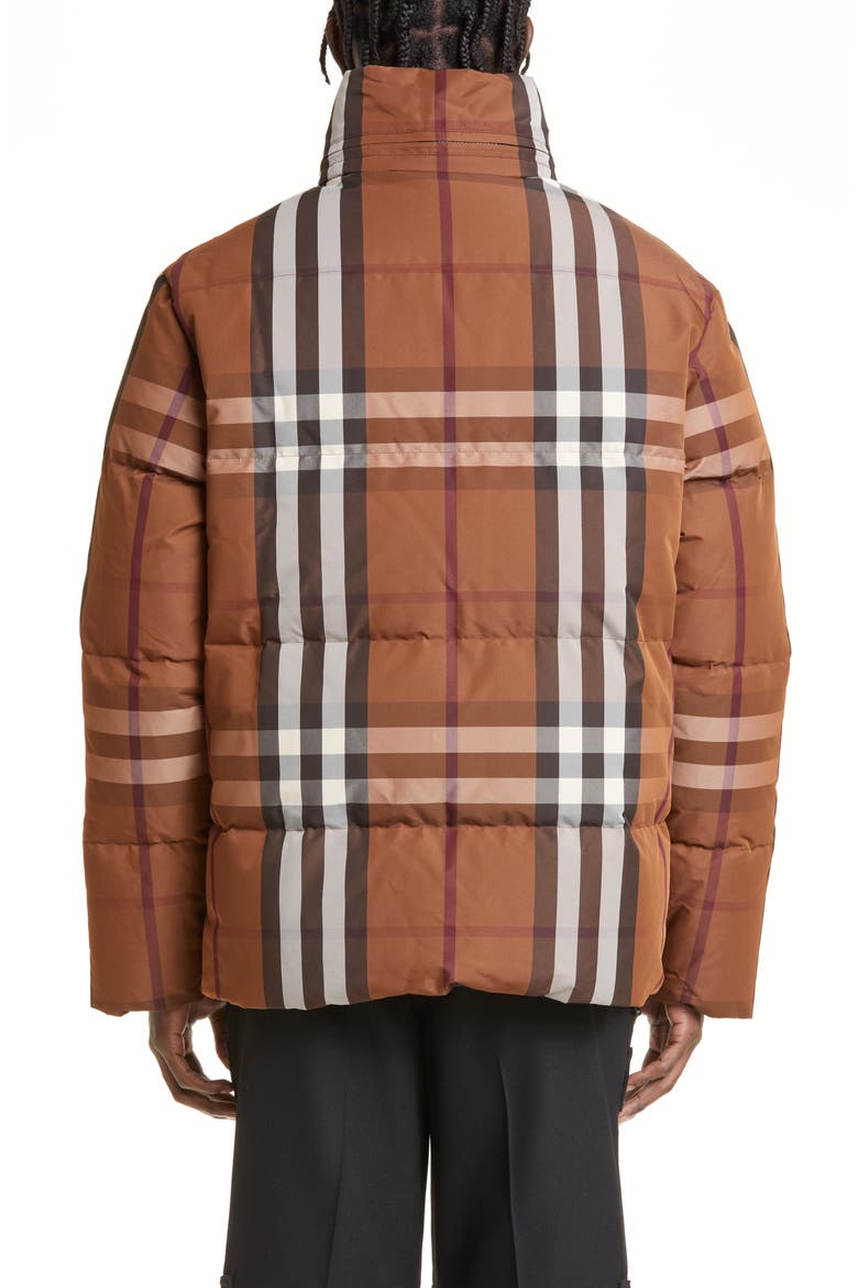 Digby Reversible Check Puffer Jacket, Alternate, color, DARK BIRCH BROWN IP
