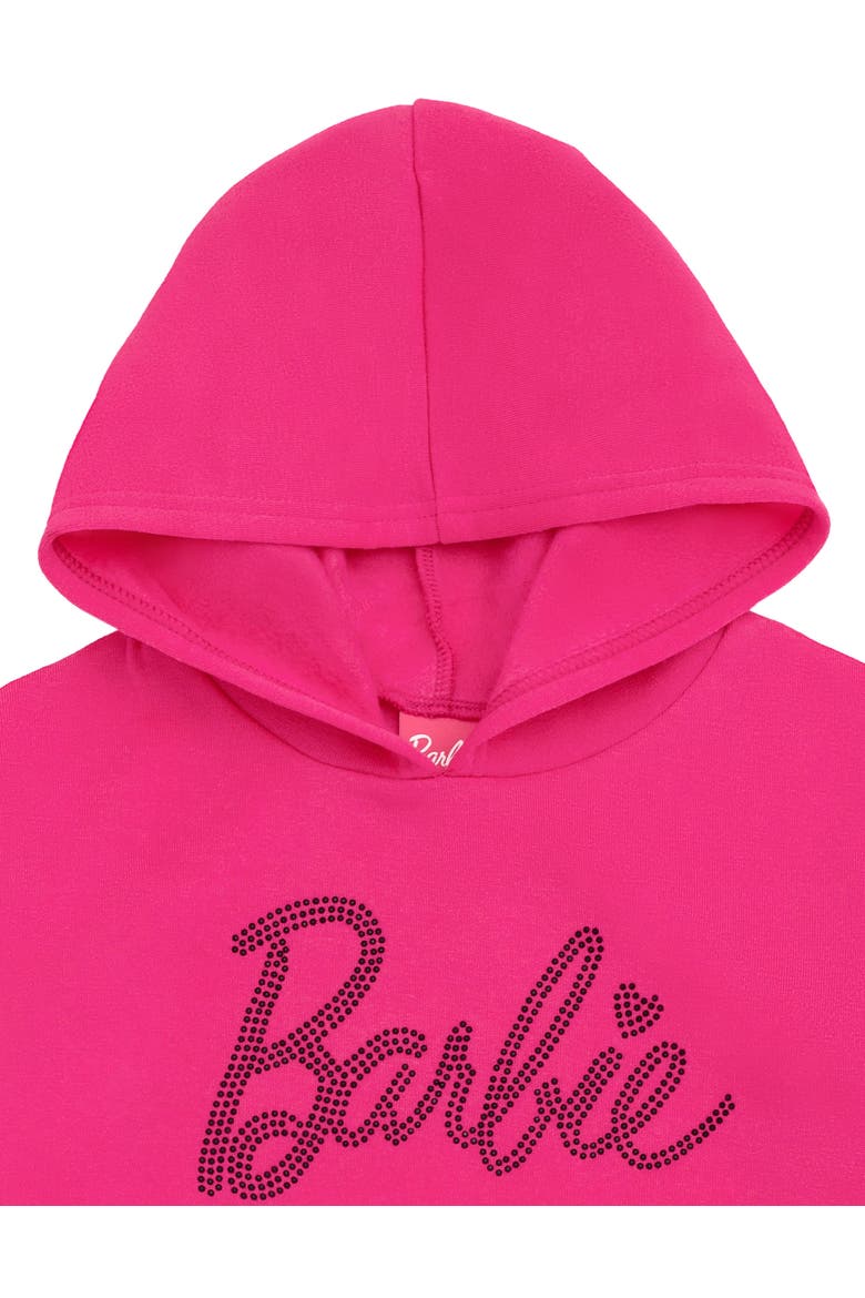 Fleece Hoodie, Alternate, color, Bright Pink