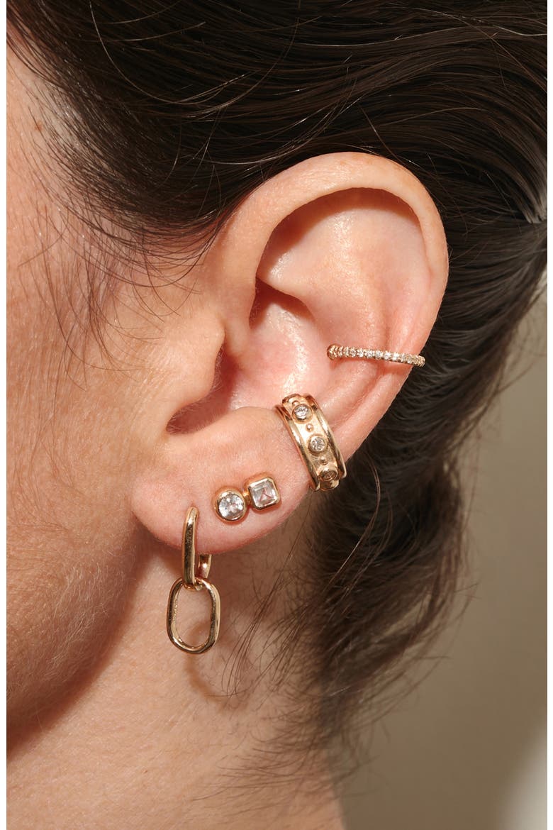 Cleo Jaeda Stud Earrings, Alternate, color, YELLOW GOLD