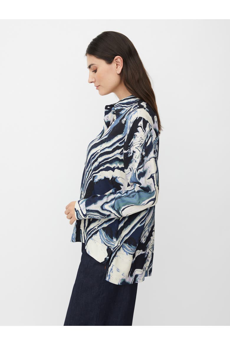 MaImanja Long Sleeve Collared Shirt, Alternate, color, WISTERIA
